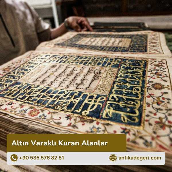 Altın Varaklı Kuran Alanlar