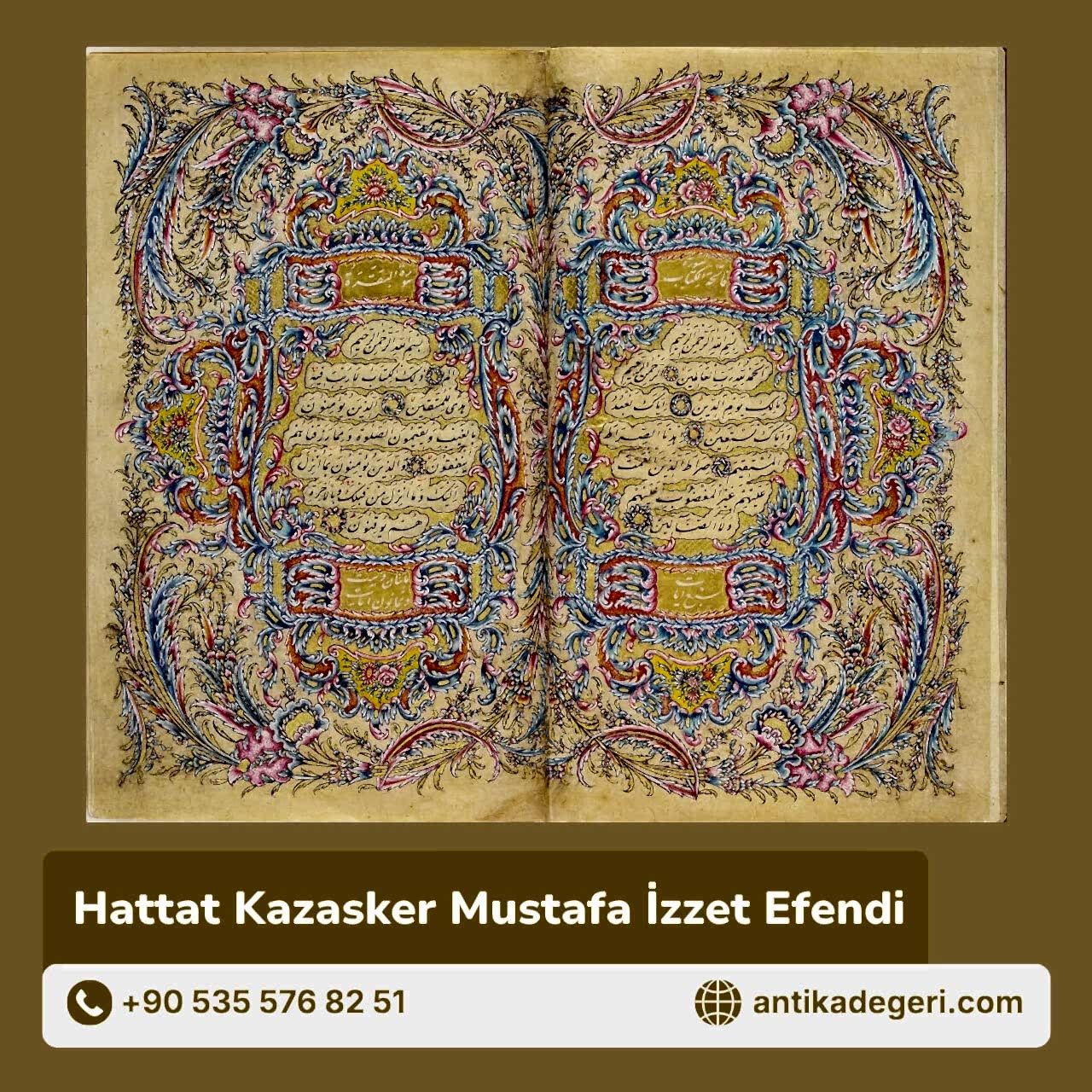 Hattat Kazasker Mustafa İzzet Efendi ile alakalı içeriklere bu web sitesinden hemen erişebilir ve anında sizlerde bilgi alabilirsiniz.
